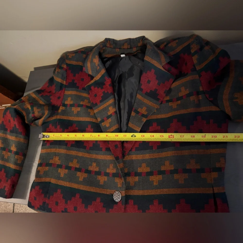 Vintage Southwestern Blazer Jacket
